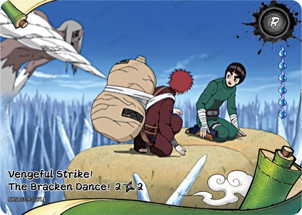 Vengeful Strike! The Bracken Dance! 2/2 NRSA03-R-027L1 card from Chapter Jin Series 3