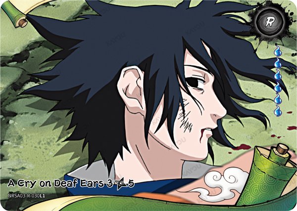 A Cry on Deaf Ears 3/5 NRSA03-R-030L1 card from Chapter Jin Series 3