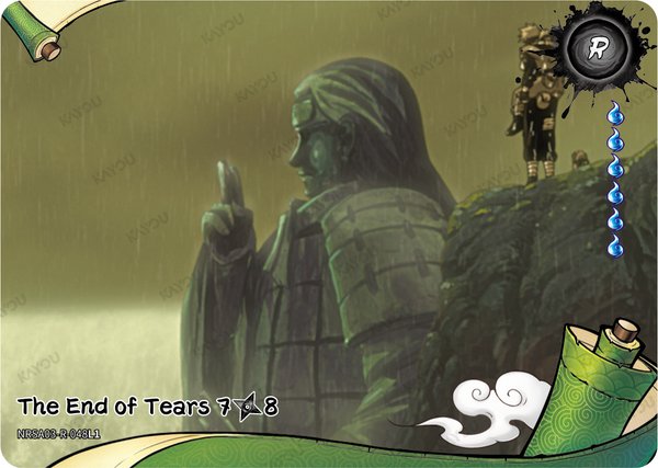 The End of Tears 7/8 NRSA03-R-048L1 card from Chapter Jin Series 3