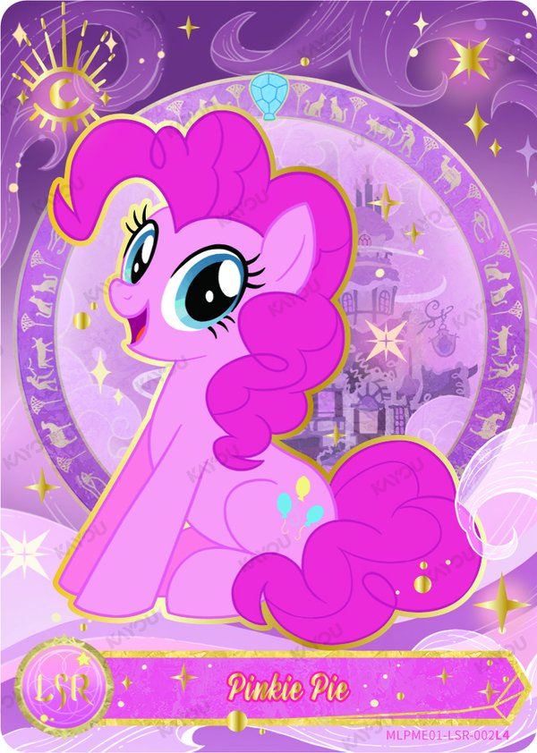 Pinkie Pie MLPME01LSR-002L3 card from Moon Edition Series 1