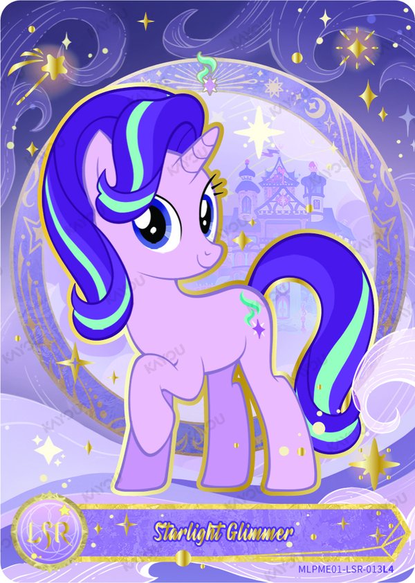 Starlight Glimmer MLPME01LSR-013L3 card from Moon Edition Series 1
