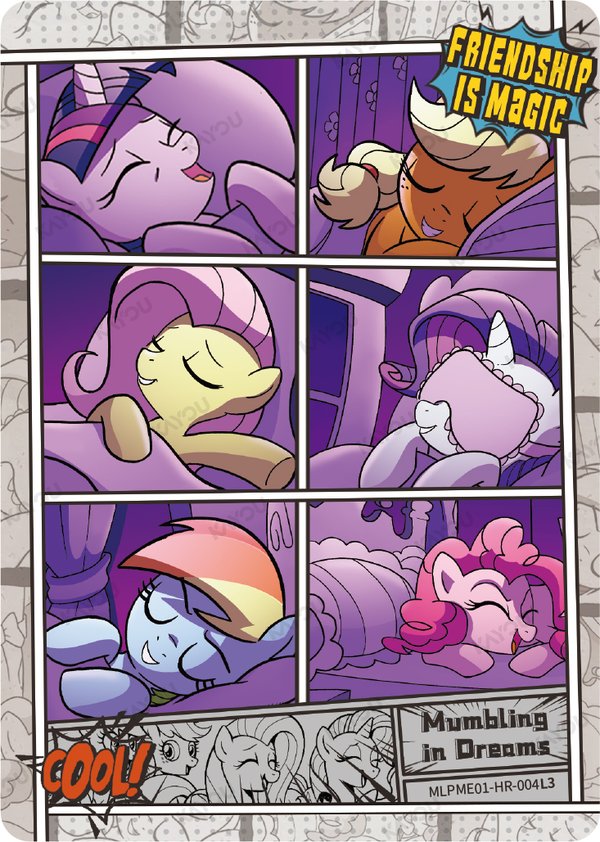 Mumbling in Dreams MLPME01-HR-004L3 card from Moon Edition Series 1
