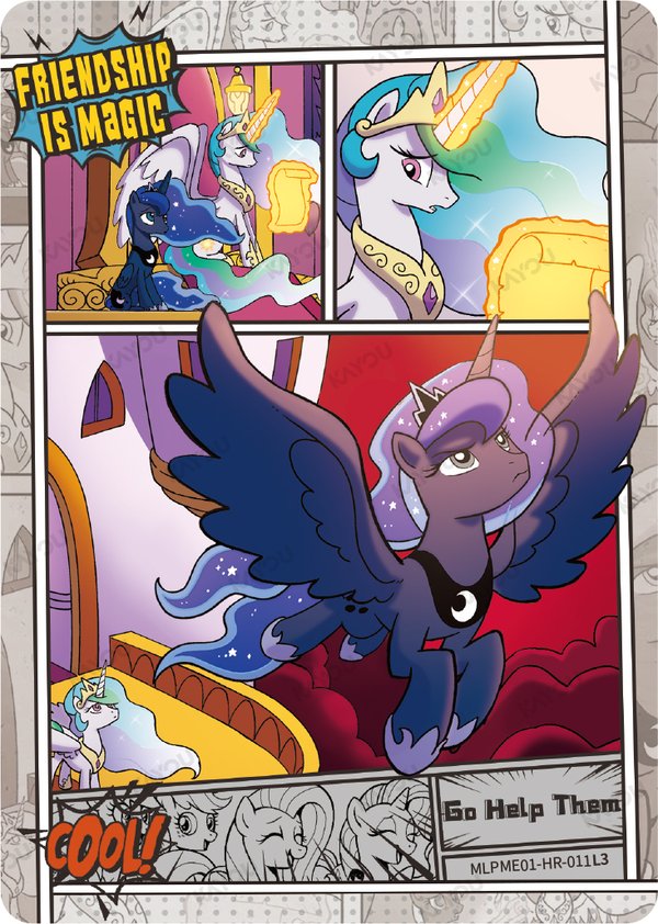 Go Help Them MLPME01-HR-011L3 card from Moon Edition Series 1