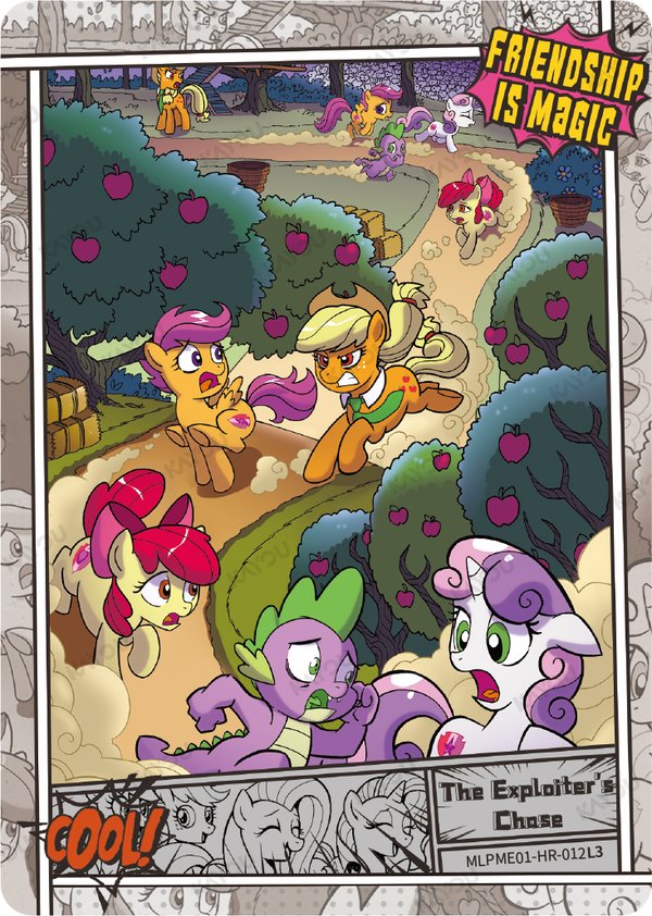 The Exploiter's Chase MLPME01-HR-012L3 card from Moon Edition Series 1