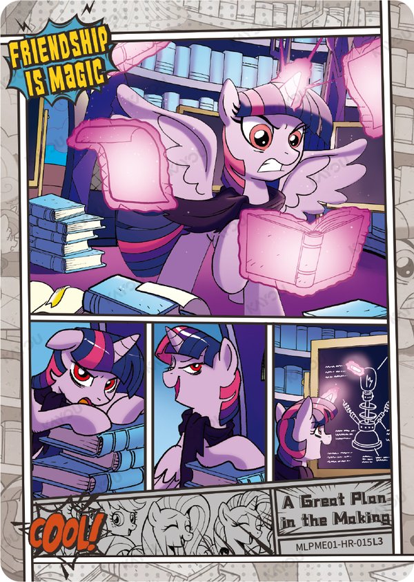 A Great Plan in The Making MLPME01-HR-015L3 card from Moon Edition Series 1
