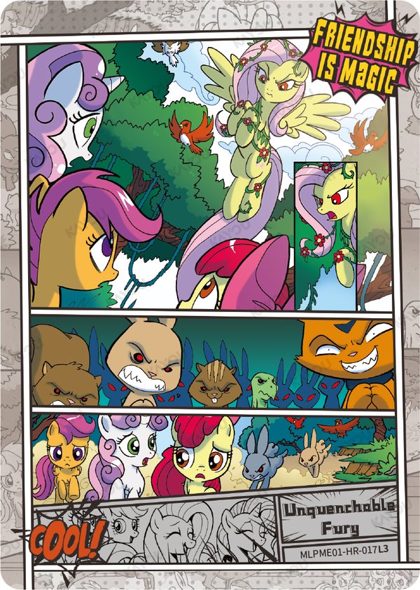 Unquenchable Fury MLPME01-HR-017L3 card from Moon Edition Series 1