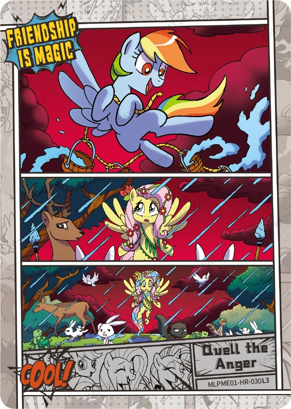 Quell the Angel MLPME01-HR-030L3 card from Moon Edition Series 1