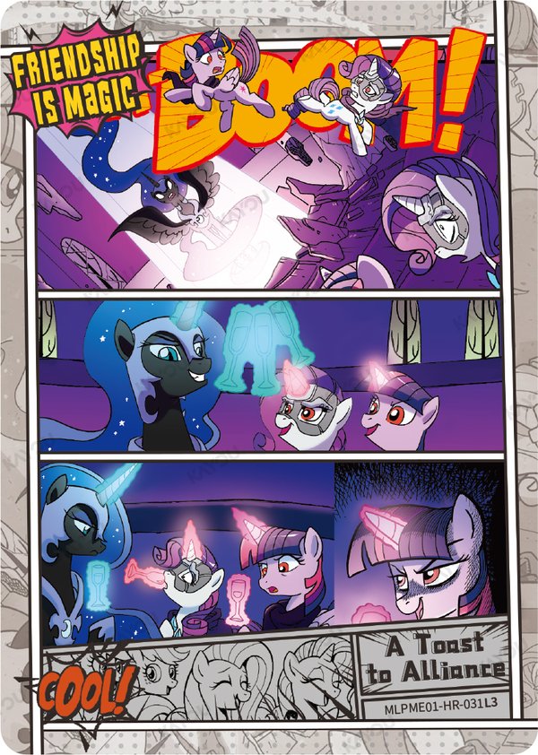 A Toast to Alliance MLPME01-HR-031L3 card from Moon Edition Series 1