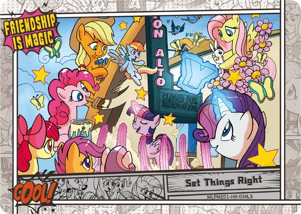 Set Thing Right MLPME01-HR-034L3 card from Moon Edition Series 1