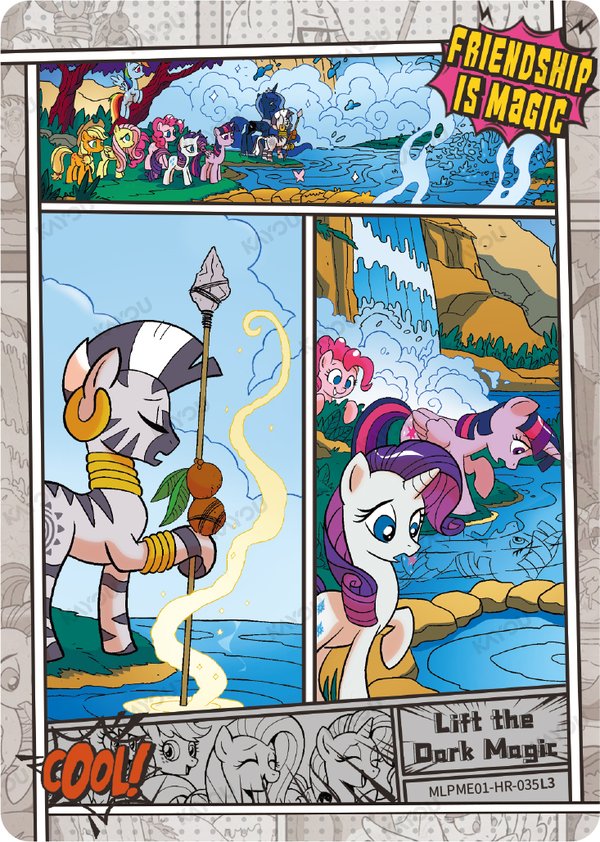 Lift the Dark Magic MLPME01-HR-035L3 card from Moon Edition Series 1