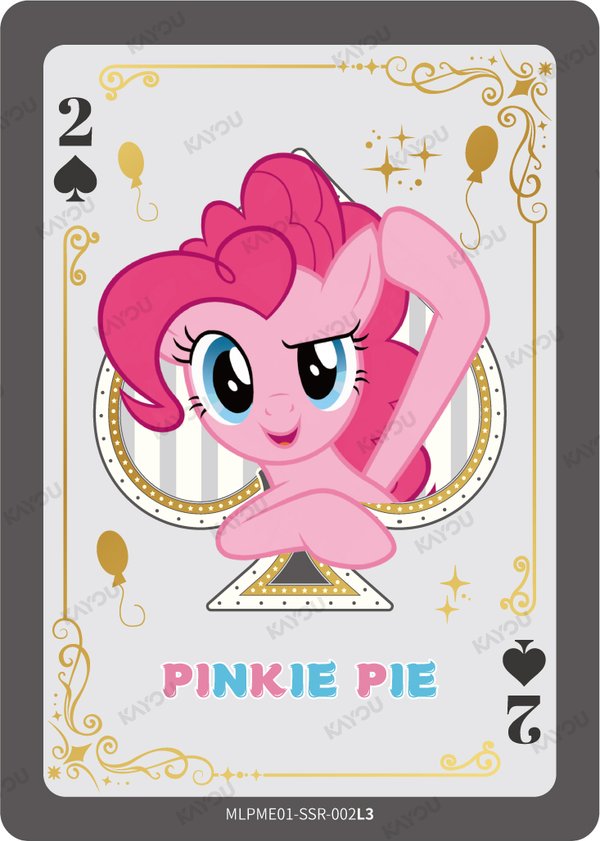 Pinkie Pie MLPME001-SSR-002L3 card from Moon Edition Series 1