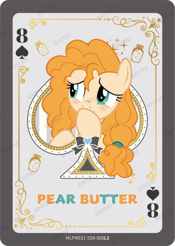 Pear Butter MLPME001-SSR-008L3 card from Moon Edition Series 1