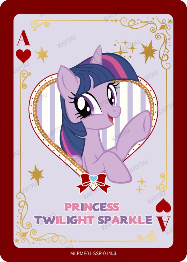 Princess Twilight Sparkle MLPME001-SSR-014L3 card from Moon Edition Series 1