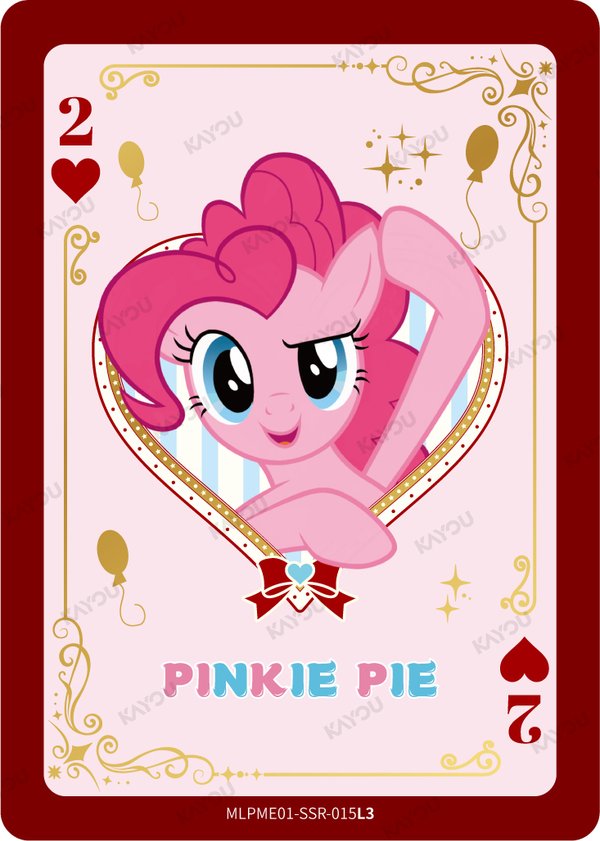 Pinkie Pie MLPME001-SSR-015L3 card from Moon Edition Series 1
