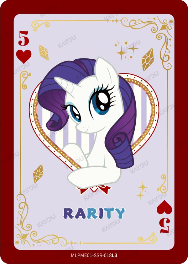 Rarity MLPME001-SSR-018L3 card from Moon Edition Series 1