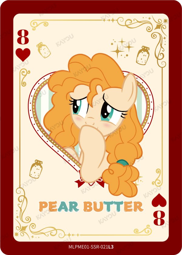 Pear Butter MLPME001-SSR-021L3 card from Moon Edition Series 1
