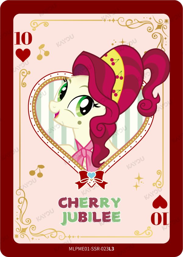 Cherry Jubilee MLPME001-SSR-023L3 card from Moon Edition Series 1