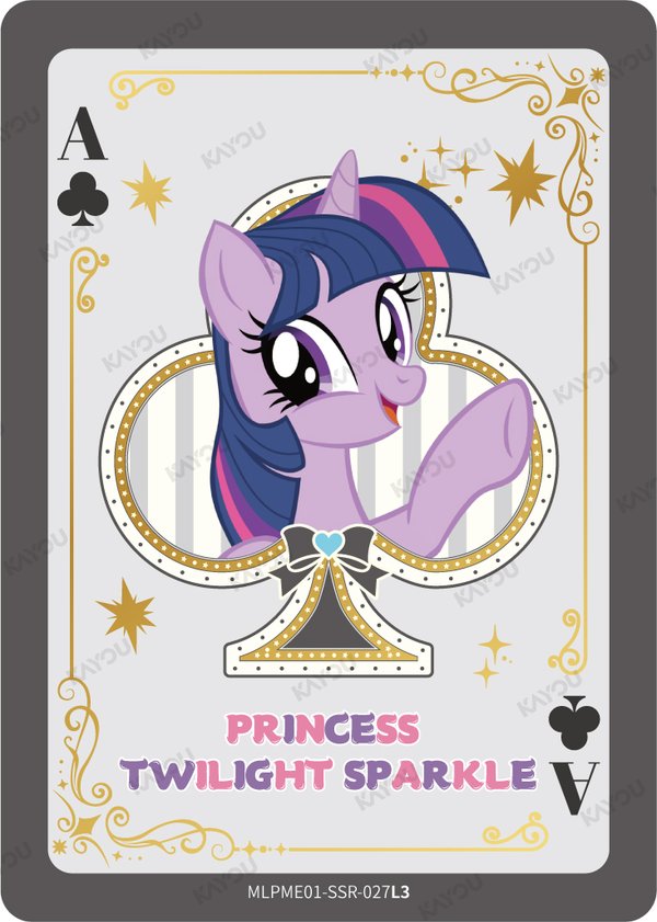 Princess Twilight Sparkle MLPME001-SSR-027L3 card from Moon Edition Series 1