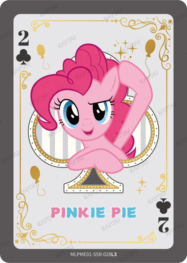 Pinkie Pie MLPME001-SSR-028L3 card from Moon Edition Series 1