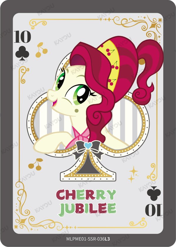 Cherry Jubilee MLPME001-SSR-036L3 card from Moon Edition Series 1