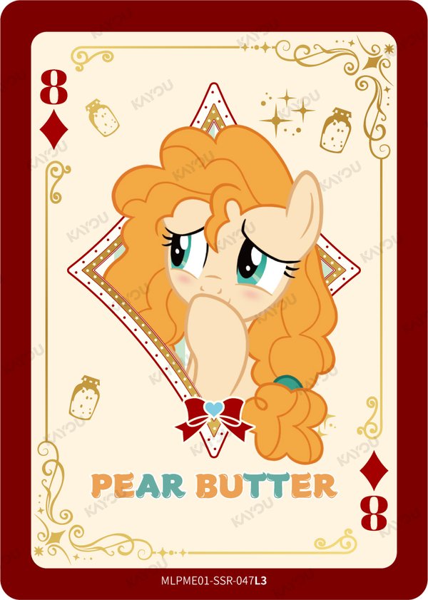 Pear Butter MLPME001-SSR-047L3 card from Moon Edition Series 1