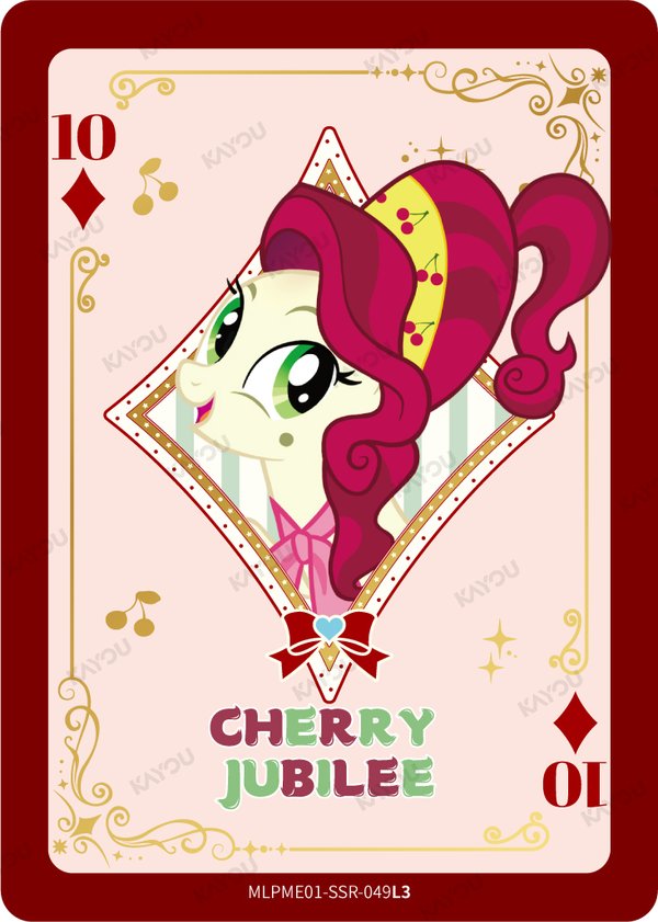 Cherry Jubilee MLPME001-SSR-049L3 card from Moon Edition Series 1