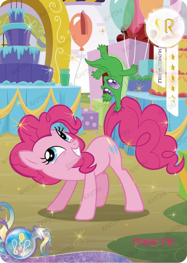 Pinkie Pie MLPME01-SR-008L2 card from Moon Edition Series 1