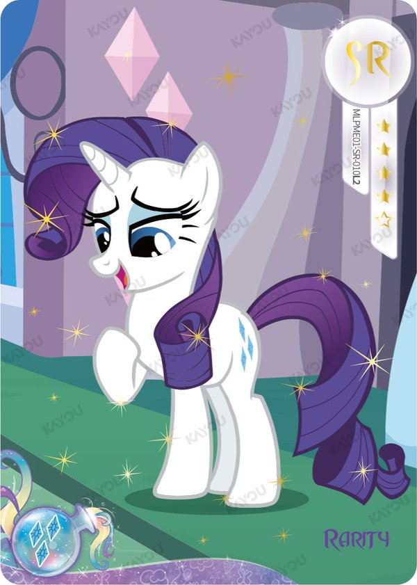 Rarity MLPME01-SR-010L2 card from Moon Edition Series 1