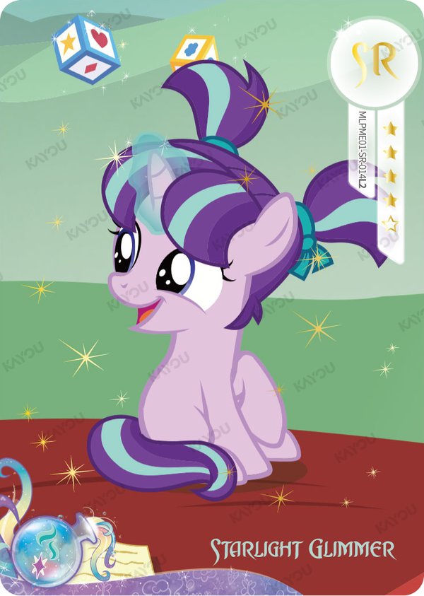 Starlight Glimmer MLPME01-SR-014L2 card from Moon Edition Series 1