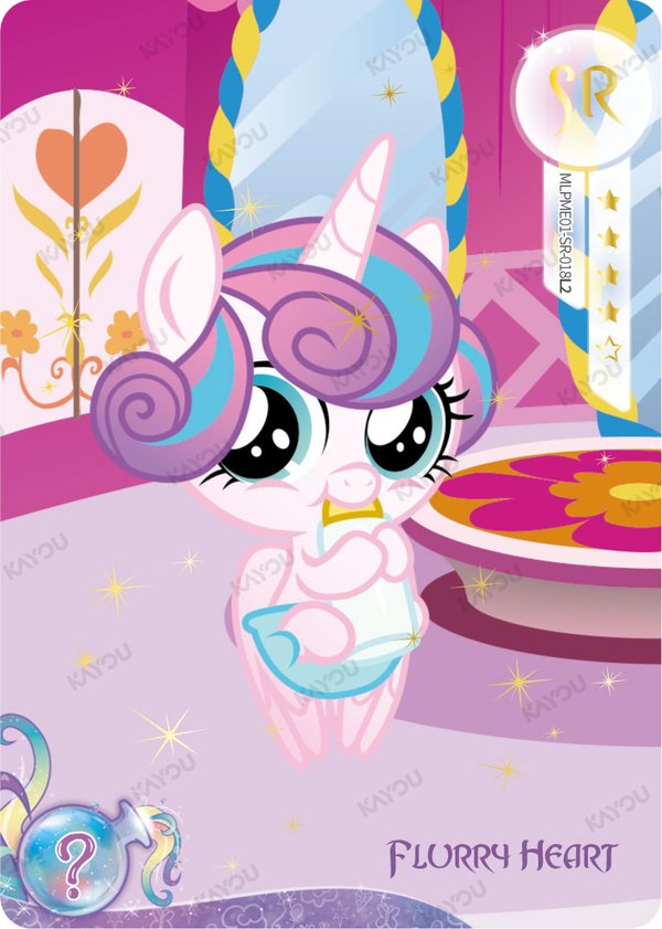 Flurry Heart MLPME01-SR-018L2 card from Moon Edition Series 1