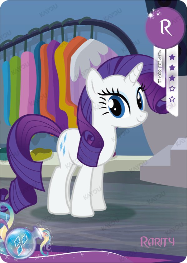 Rarity MLPME01-R-004L1 card from Moon Edition Series 1