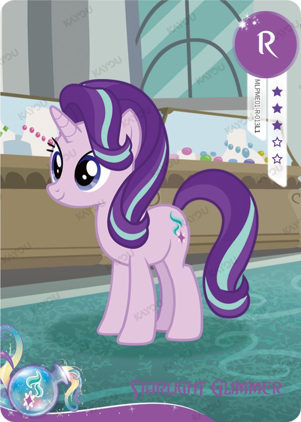 Starlight Glimmer MLPME01-R-013L1 card from Moon Edition Series 1