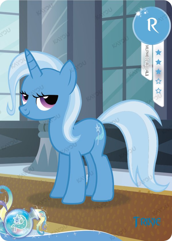 Trixie MLPME01-R-014L1 card from Moon Edition Series 1