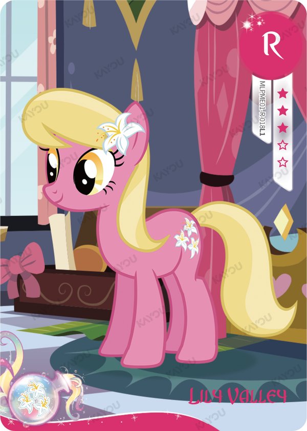 Lily Valley MLPME01-R-018L1 card from Moon Edition Series 1