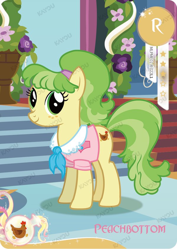 Peachbottom MLPME01-R-022L1 card from Moon Edition Series 1