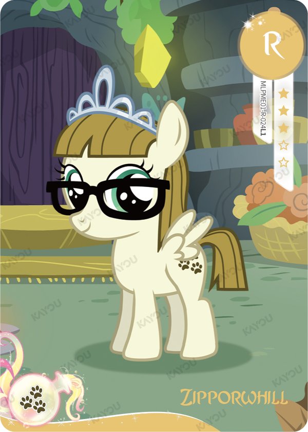 Zipporwhill MLPME01-R-024L1 card from Moon Edition Series 1