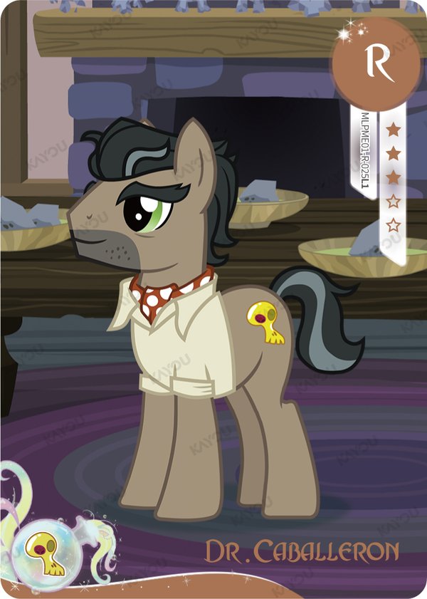 Dr. Caballeron MLPME01-R-025L1 card from Moon Edition Series 1