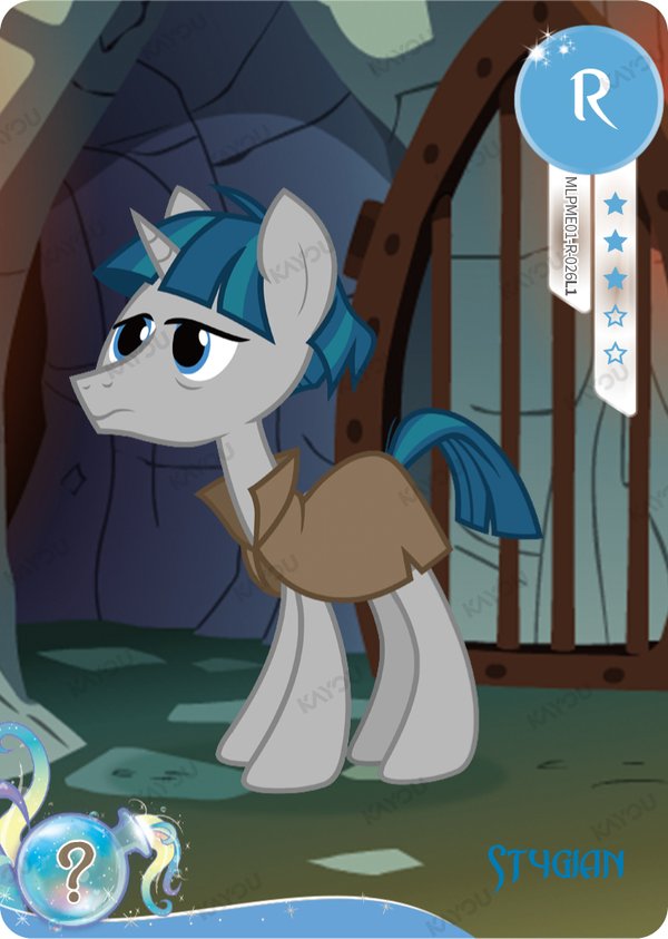 Stygian MLPME01-R-026L1 card from Moon Edition Series 1