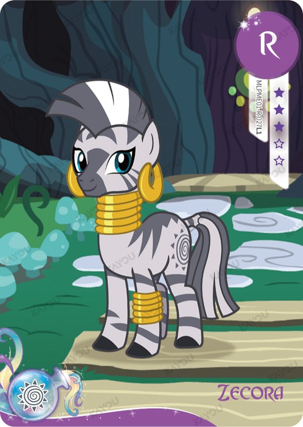 Zecora MLPME01-R-027L1 card from Moon Edition Series 1
