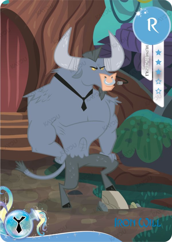 Iron Will MLPME01-R-029L1 card from Moon Edition Series 1