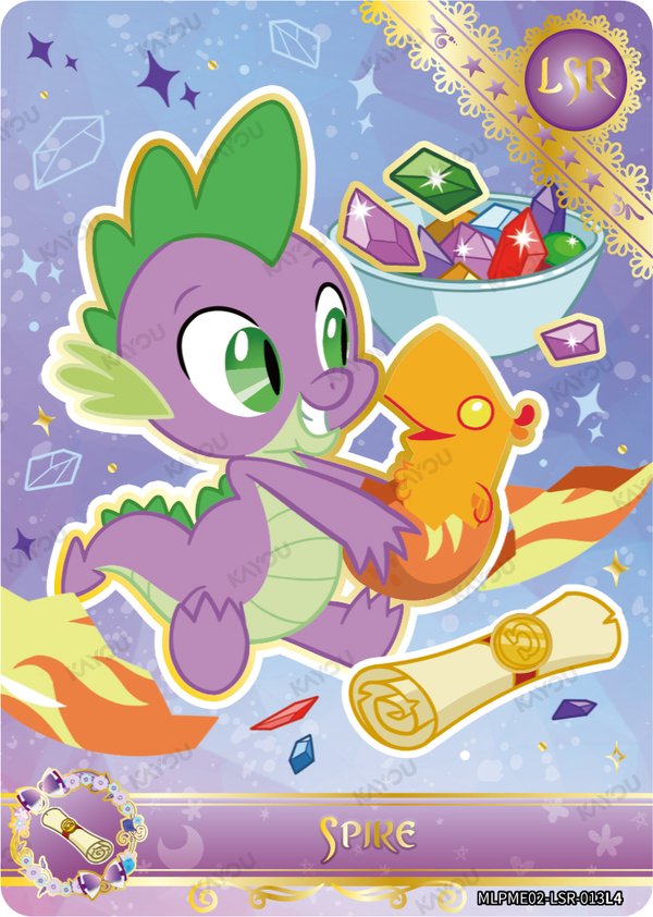 Spike MLPME02-LSR-013L4 card from Moon Edition Series 2