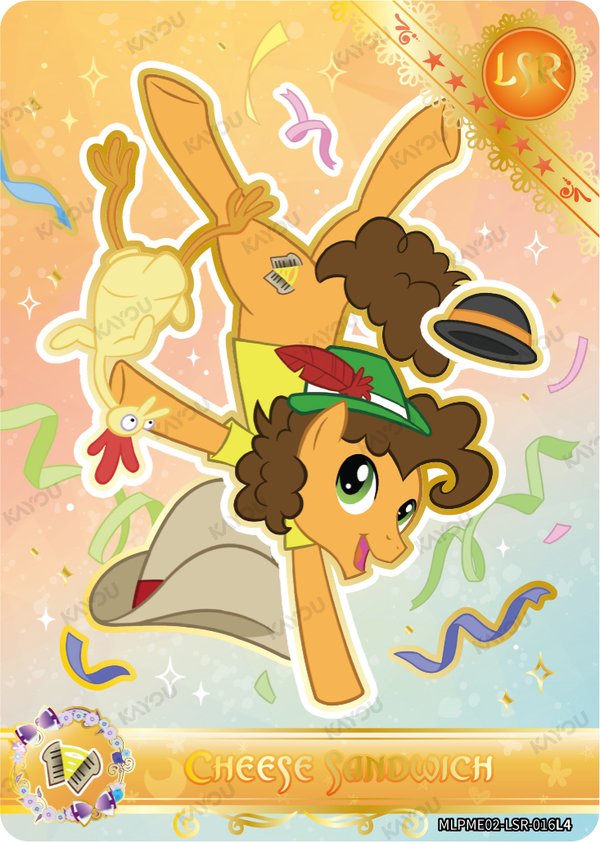 Cheese Sandwich MLPME02-LSR-016L4 card from Moon Edition Series 2