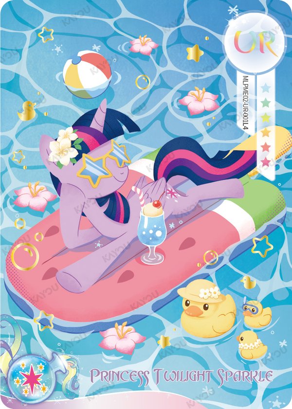 Princess Twilight Sparkle MLPME02-UR-001L4 card from Moon Edition Series 2