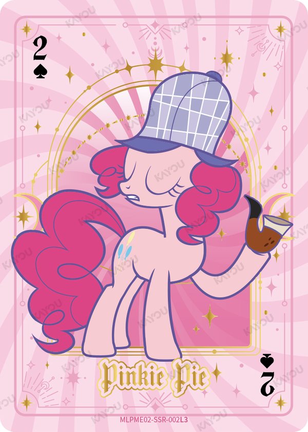 Pinkie Pie MLPME02-SSR-002L3 card from Moon Edition Series 2