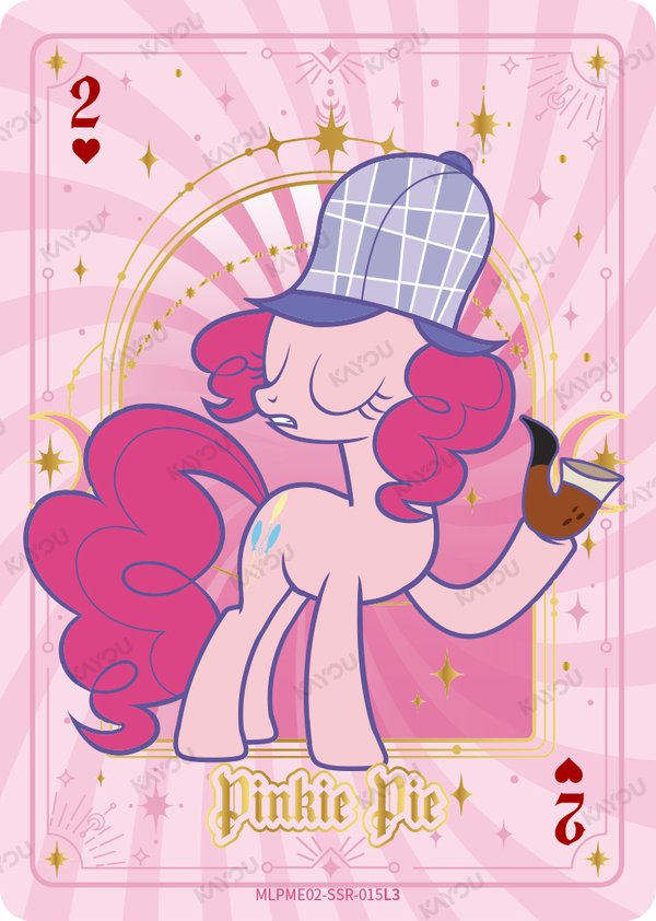 Pinkie Pie MLPME02-SSR-015L3 card from Moon Edition Series 2