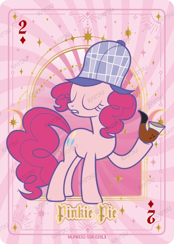 Pinkie Pie MLPME02-SSR-028L3 card from Moon Edition Series 2