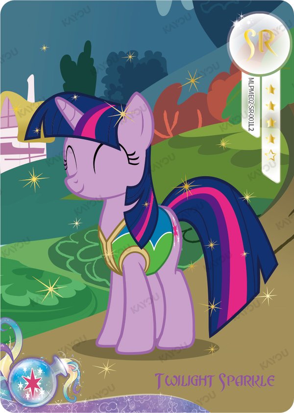 Twilight Sparkle MLPME02-SR-001L2 card from Moon Edition Series 2