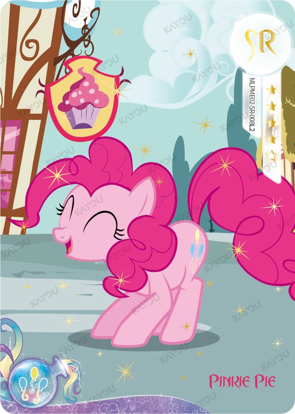 Pinkie Pie MLPME02-SR-008L2 card from Moon Edition Series 2