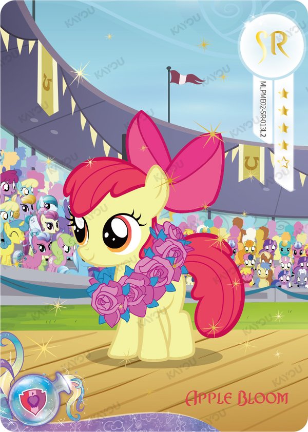 Apple Bloom MLPME02-SR-013L2 card from Moon Edition Series 2