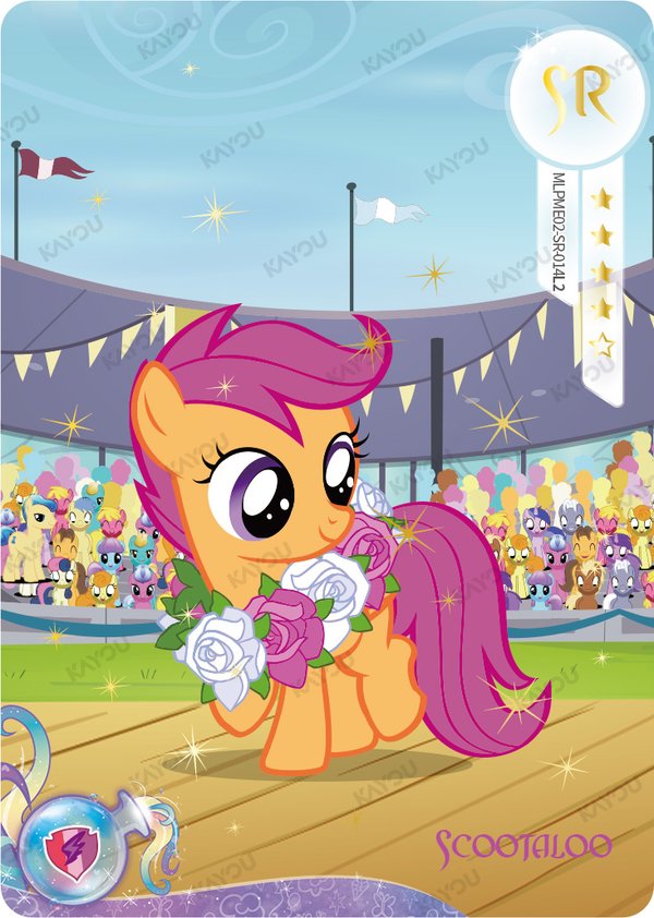 Scootaloo MLPME02-SR-014L2 card from Moon Edition Series 2
